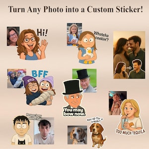 Custom Sticker from Your Photo – Personalized for WhatsApp and More. Create Your Own Custom Stickers