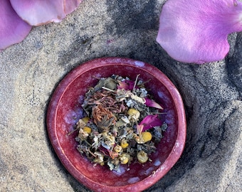 Holy Hormones Tea Blend // hormone balance and support. Stress regulation + Lady Love in a Cup