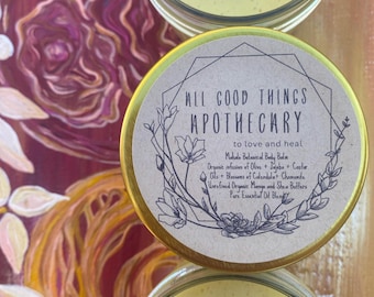 Mahalo // Botanical Body Balm // Herbal Infused Mango + Shea Butters