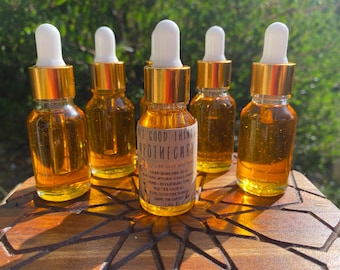 Golden // Prickly Pear & Sea Buckthorn // Herbal Oil Face Serum and Moisturizer