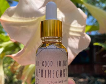 Golden • Prickly Pear & Sea Buckthorn Herbal Oil Face Serum for Mature, Sun and Time Kissed Skin