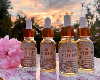 Rose & Hops // gentle organic herbal face oil
