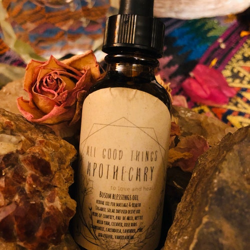 Herbal Breast & Lymphatic Massage Oil Etsy