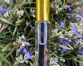 Herbal Eyelash and Eyebrow Growth Serum, Rosemary Calendula Oil, Lash Line Brush (Serum)