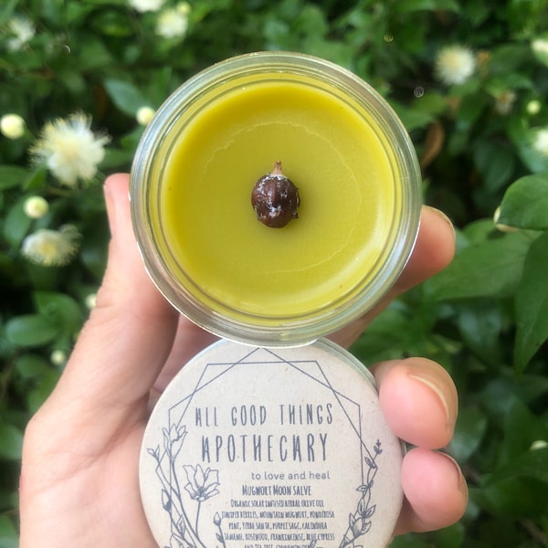 Mugwort Moon || Organic Herbal Salve for face & Body