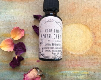 Bosom Balance Herbal Body Oil // for health, massage and tone