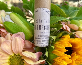 Petal Power Herbal Lip Balm // organic botanical infused lip care