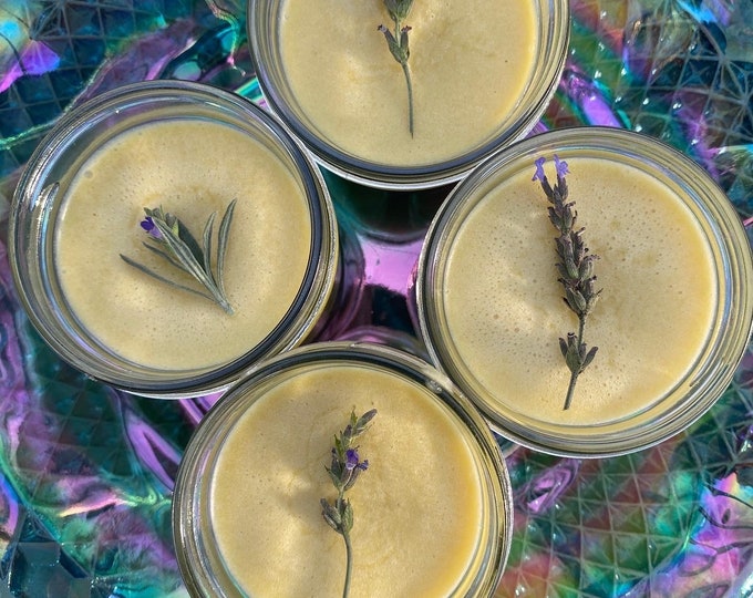 Living the Moontime // Lavender Vanilla Herbal Infused Body Butter Etsy