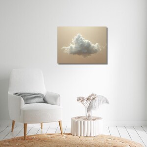 Cloudy Canvas Art | Dreamy Wall Decor | Aesthetic Cloud Print | Modern Minimalist Artwork