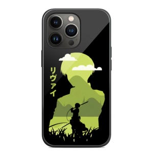 Attack On Titan  Eren Yeager Phone Cases Aot iphone Cover for Anime Lovers | iPhone 13 / 14 / 15 Mini, Plus, Pro, Pro Max | Glass |