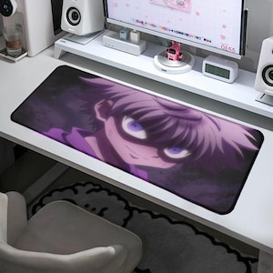 Anime Mouse Pad | Custom Playmat | Cool Office Accessory | Large Desk Mat| Cute Anime Gift for Her | Custom Anime Gift for Birthday