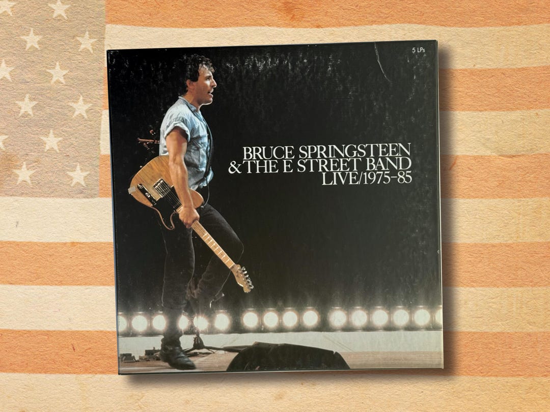 Albums Springsteen Box Set Bruce Springsteen Live 1975-85 - 5 LP Box Set, 1986 Columbia Records - Etsy