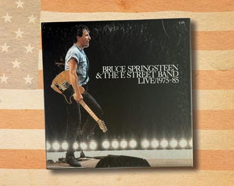 Vintage Bruce Springsteen Live 5 LP Box Set 1975-85 Vinyl LP