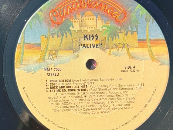 Kiss - Kiss Alive - 1975 First Press - Vintage Vinyl - Casablanca