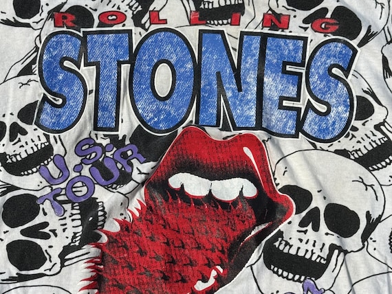 Vintage 1994 Rolling Stones Voodoo Lounge All Over Print T-shirt