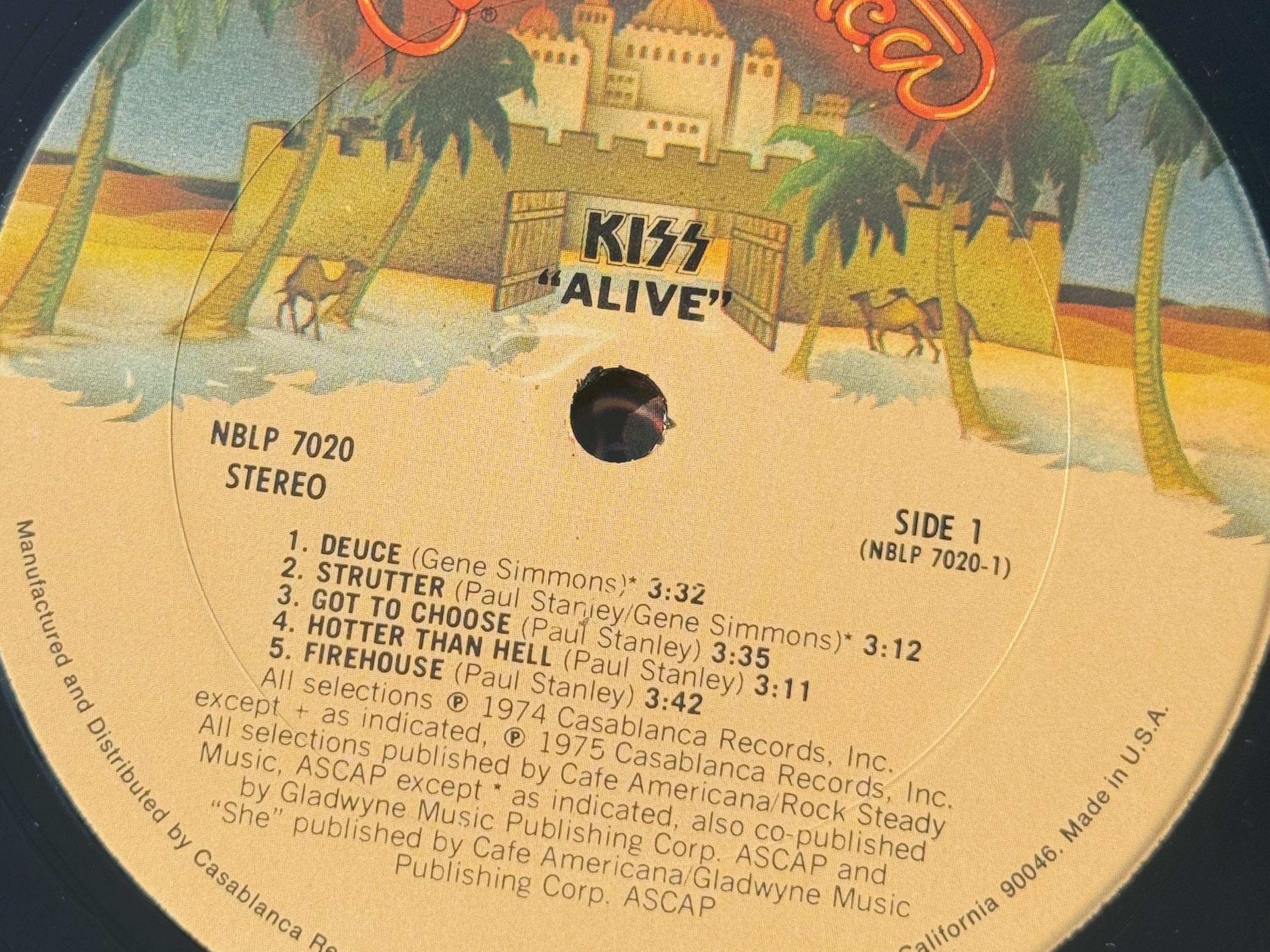 Kiss - Kiss Alive - 1975 First Press - Vintage Vinyl - Casablanca