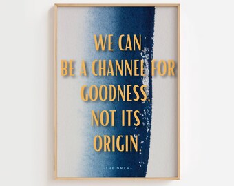 Quote Poster - Inspirational modern Wall Art - Digital Download - Photography - Wall Art - Home Decor - Ocean Print- Gift - Ocean Poster