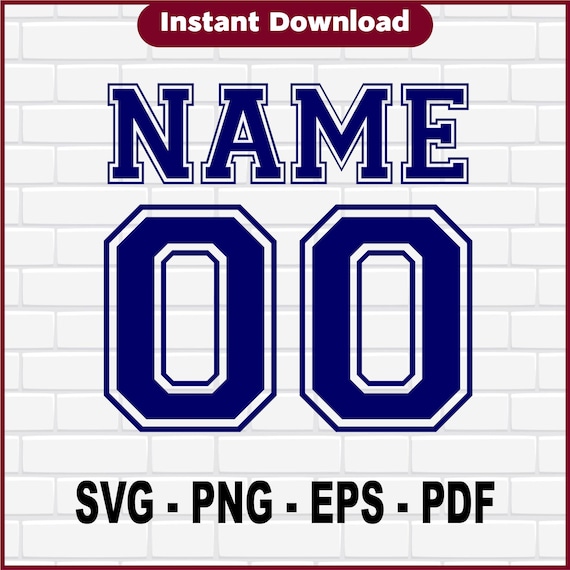 Sport Jersey Custom Name Number Svg Png, Jersey Numbers svg, Mascot Cheer Squad Design png,  Personalized Football Baseball svg,Sideline Mom