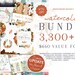97% OFF Watercolor clipart Bundle, Watercolor Clip Art, Digital Paper, Hand Painted Watercolor Set