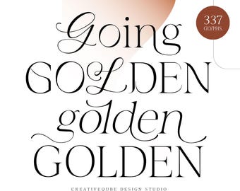 Elegante Serifenschrift: Wedding Logo Design (Digitaler Download)