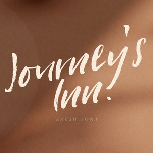 Calligraphy Font, Modern Calligraphy, Digital Fonts, Wedding Font, Invitation Font, Script Font, Digital Download, Journey&#39;s Inn