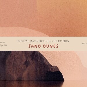 Sand Dunes Digital Background Paper Collection: Natural Textures, Coastal Vibes, Earth Tones, Printable, Instagram, Planner image 6
