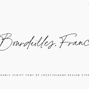 Calligraphy Font, Modern Calligraphy, Digital Fonts, Wedding Font, Invitation Font, Script, Digital Download, Bourdeilles France font