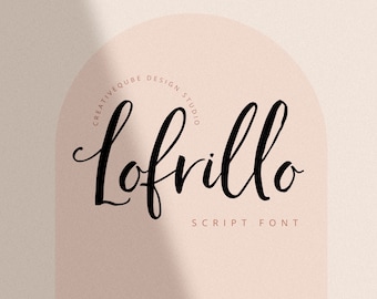 Calligraphy Font, Modern Calligraphy, Digital Fonts, Wedding Font, Invitation Font, Script Font, Digital Download, Lofrillo, SALE