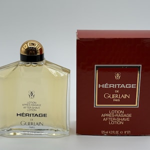 Vintage HERITAGE de Guerlain After Shave Lotion Splash 125ml