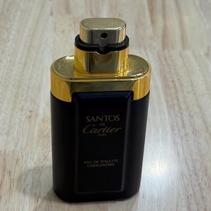 Vintage SANTOS de CARTIER Paris Eau de Toilette Concentree Spray 100 ml