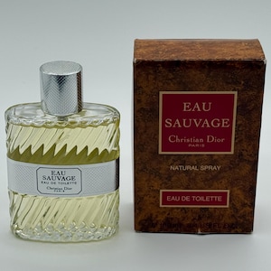 Eingestellt EAU SAUVAGE von Christian Dior Eau de Toilette Spray 100ml Vintage
