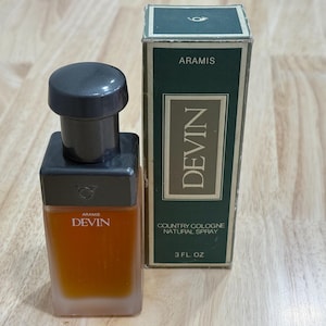 Vintage Discontinued DEVIN by Aramis Country Cologne Spray 90 ml