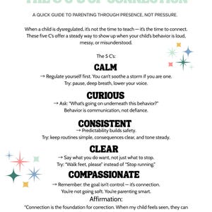 Connected Parenting Printable Bundle | Gentle Parenting Tools for Emotional Regulation & Child Behavior Support