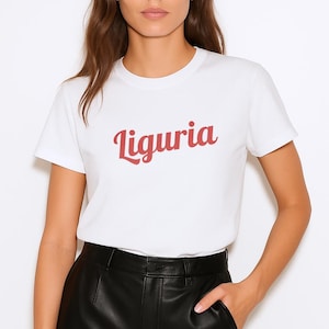 Liguria T-shirt, Liguria Italy Tee, Liguria Unisex classic tee