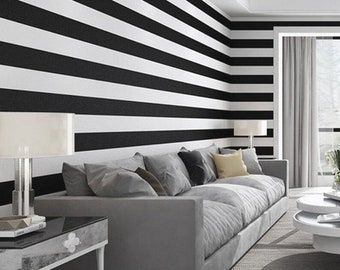 Streifen Wandtattoos. 5 Sets oder mehr Code verwenden für 15% Rabatt - WALLSTRIPES15 - Stripe Wall Decals . Wallpaper Effekt. 0024 . A