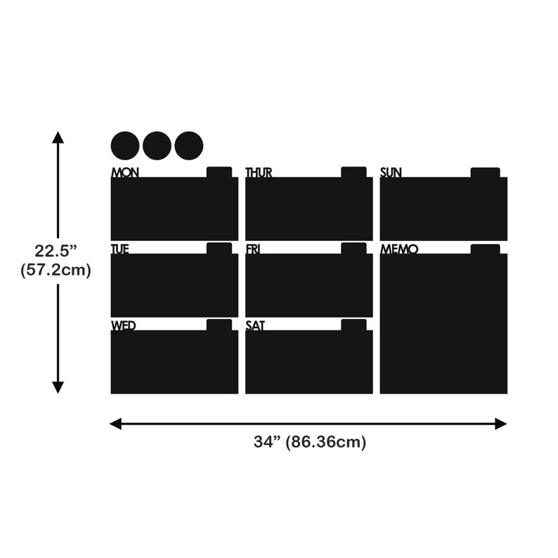 Chalkboard Decal Wall Planner Wall Calendar For Home Etsy Chalkboard decal wall planner wall calendar for home etsy