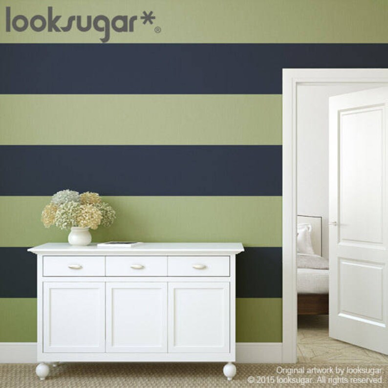 Wall Stripe Decals . 15 Discount When Order 5 Sets or More Etsy