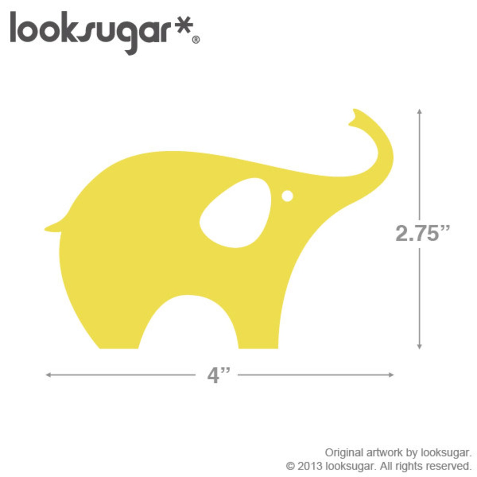 Elephant Decal Elephant Wall Decals Elephant Nursery Etsy