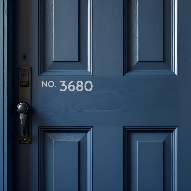 Custom Decal Apartment Building Sign Decal Floor Level Number Indicator