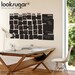 Chalkboard Calendar Wall Calendar Chalkboard Organizer - Etsy