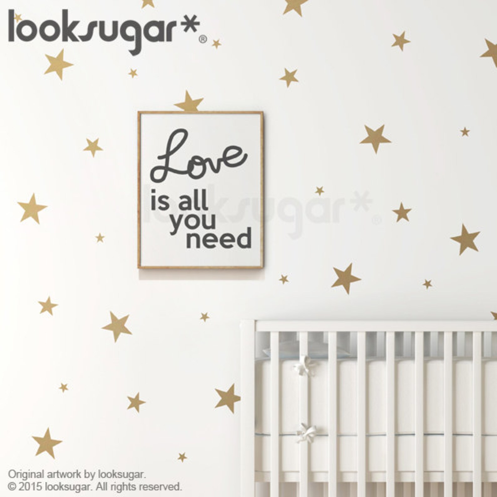 Star Wall Decals . Nursery Wall Decal . Kids Wall Stickers . Etsy