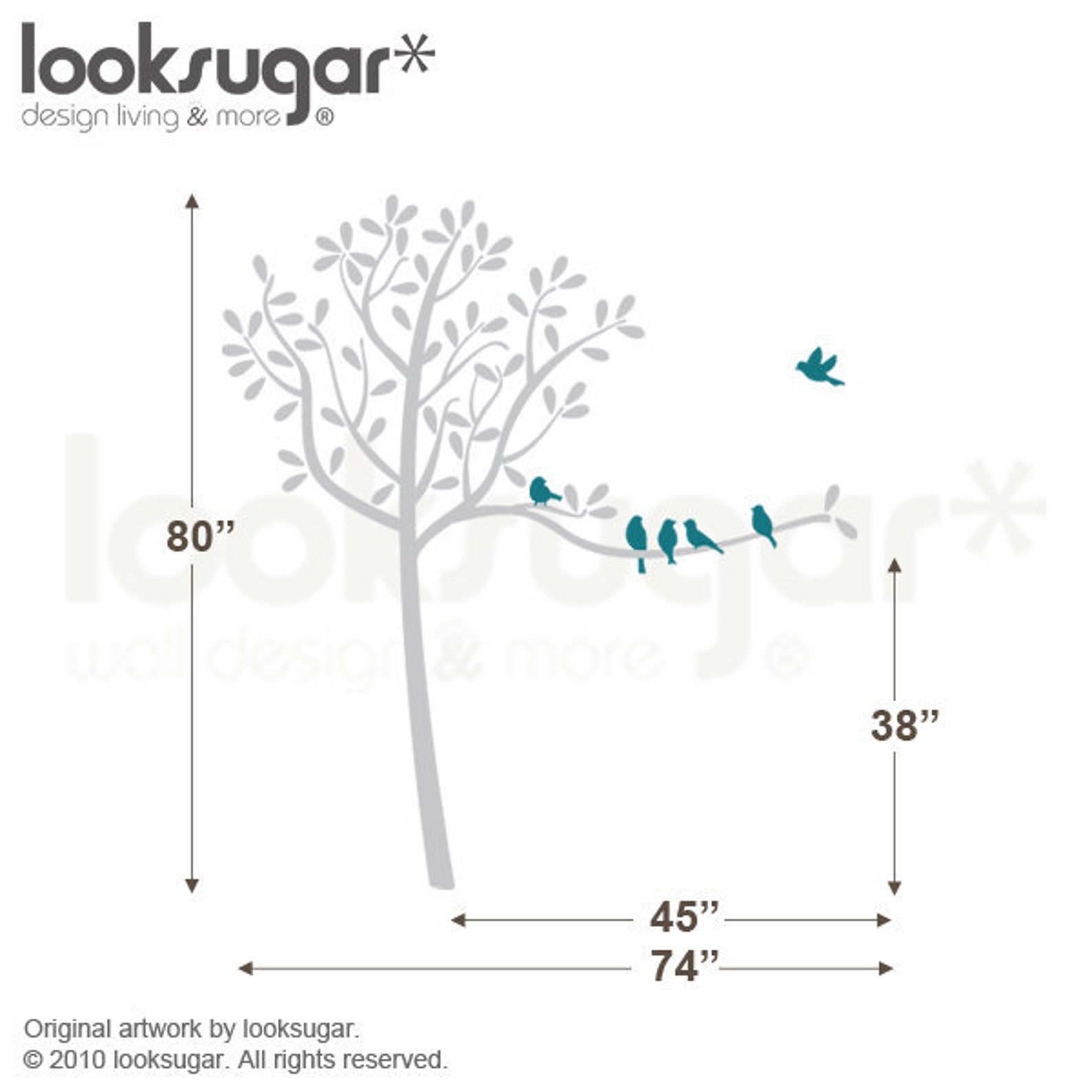 Wall Decal Tree Decal Vinyl Wall Decal Nursery Wall Etsy