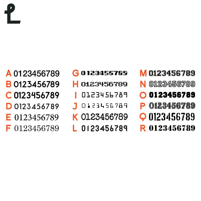 Custom Decal Apartment Building Sign Decal Floor Level Number Indicator