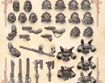 RAGE PACK (Death Company) | Crimson Lords | 16K 3D Printed Bits | Primaris Compatible | Custom Conversion Parts