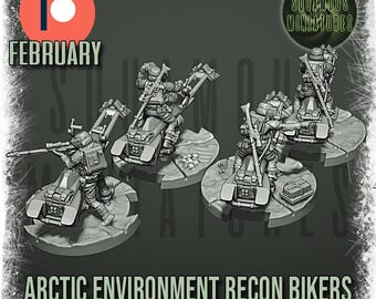 4 Speeder bikes - Empire - Star Wars Legion