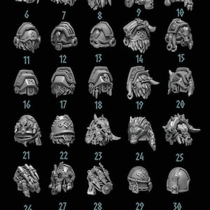 SHOULDER PADS | Primal Hounds - Greytide Studio | 16K 3D Printed Bits | Primaris Compatible | Custom Conversion Parts