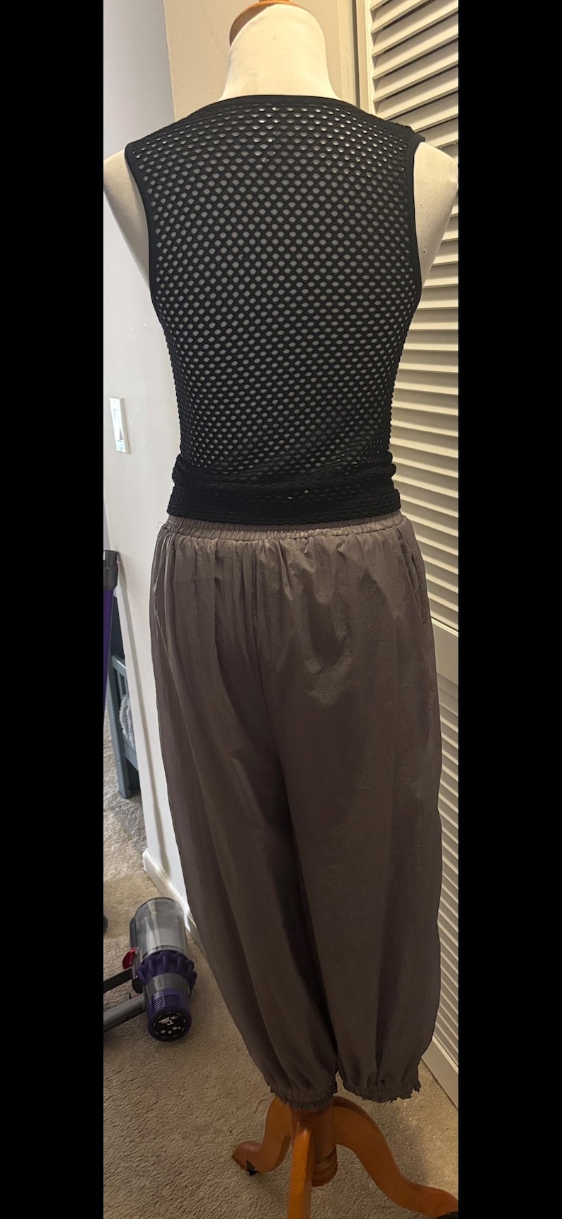 Free People Harembyxor Mesh Linne Outfit XS S M Sällsynt Slutsåld Wild Precision Mood bild 8