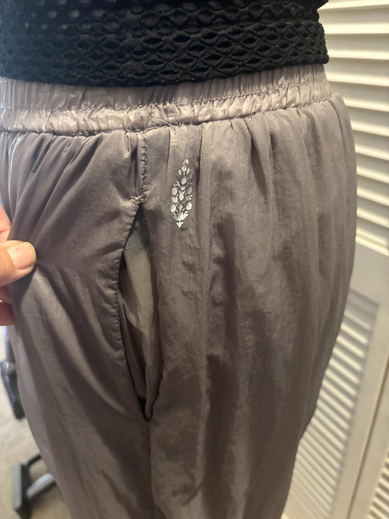 Free People Harembyxor Mesh Linne Outfit XS S M Sällsynt Slutsåld Wild Precision Mood bild 1