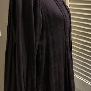 Free People CP Shades Klänning XS Djup Lila Pintuck Maxi Tillverkad i USA Sällsynt Samarbete bild 2