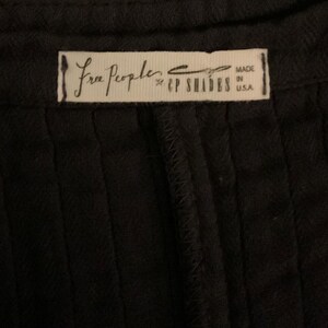 Free People CP Shades Klänning XS Djup Lila Pintuck Maxi Tillverkad i USA Sällsynt Samarbete bild 6
